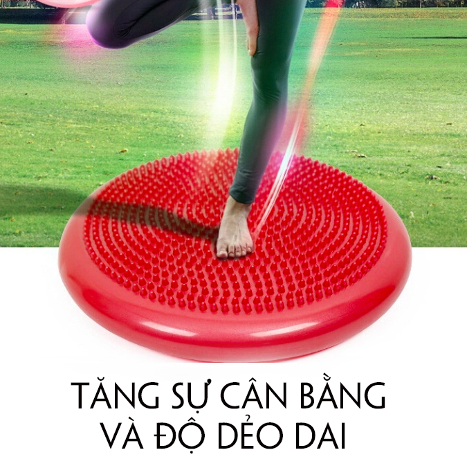 Đệm tập Yoga thăng bằng Có Gai 33cm