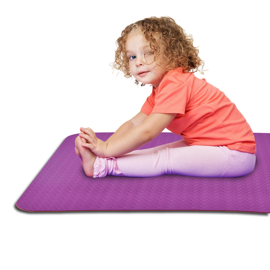 Thảm tập yoga trẻ em Happy Kid Zera TPE 2 lớp 6mm