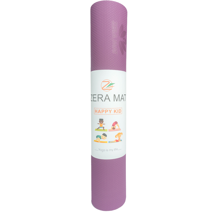 Thảm tập yoga trẻ em Happy Kid Zera TPE 1 lớp 6mm