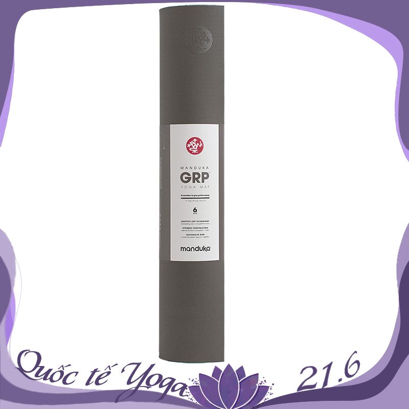 Thảm tập yoga Manduka GRP 6mm - Steel Grey