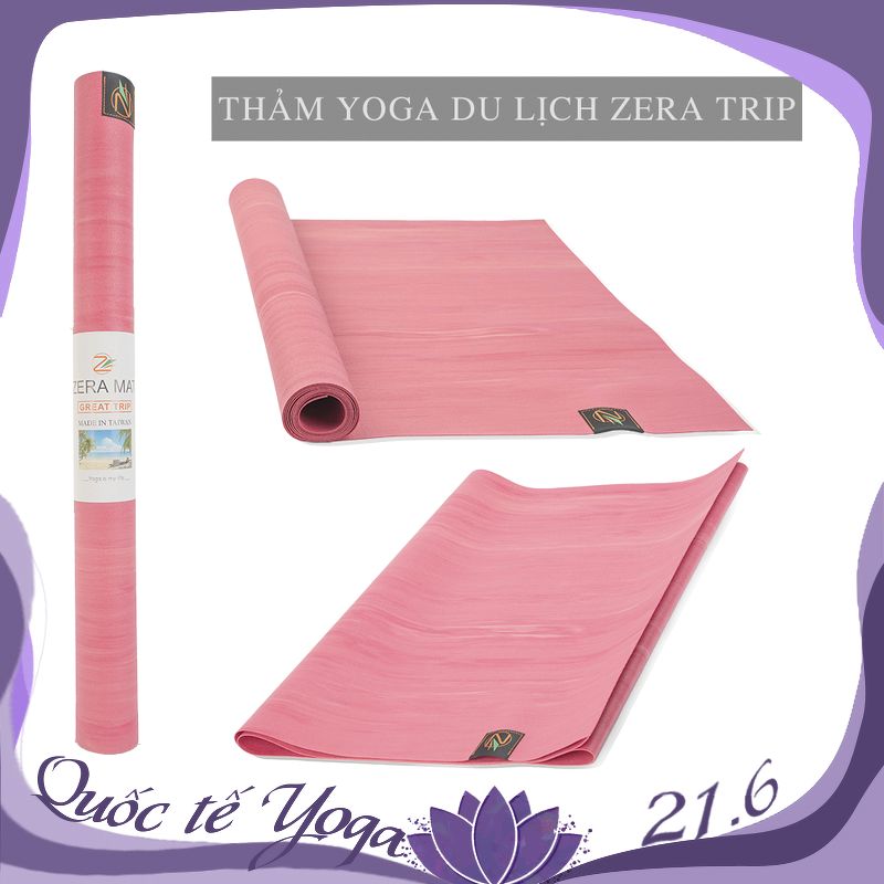 Thảm yoga du lịch Cao Su Siêu Bám Zera Trip