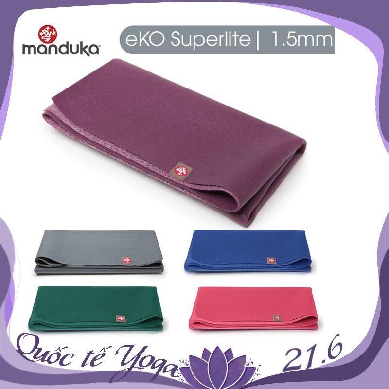 Thảm yoga du lịch Manduka - eKO SuperLite 1.5mm