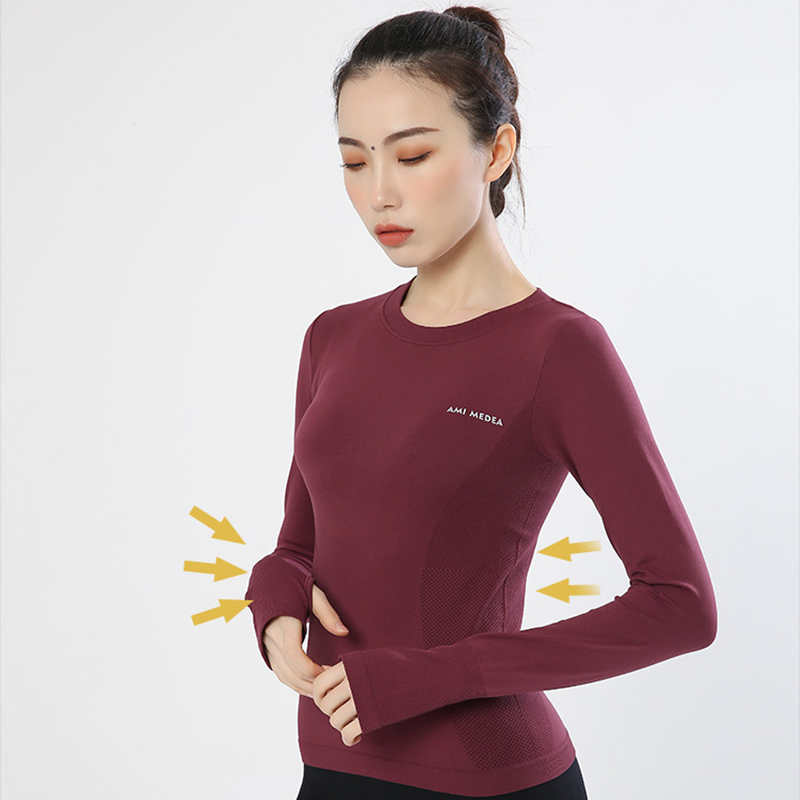 Áo thun thể thao nữ tay dài Gymlink AMI007