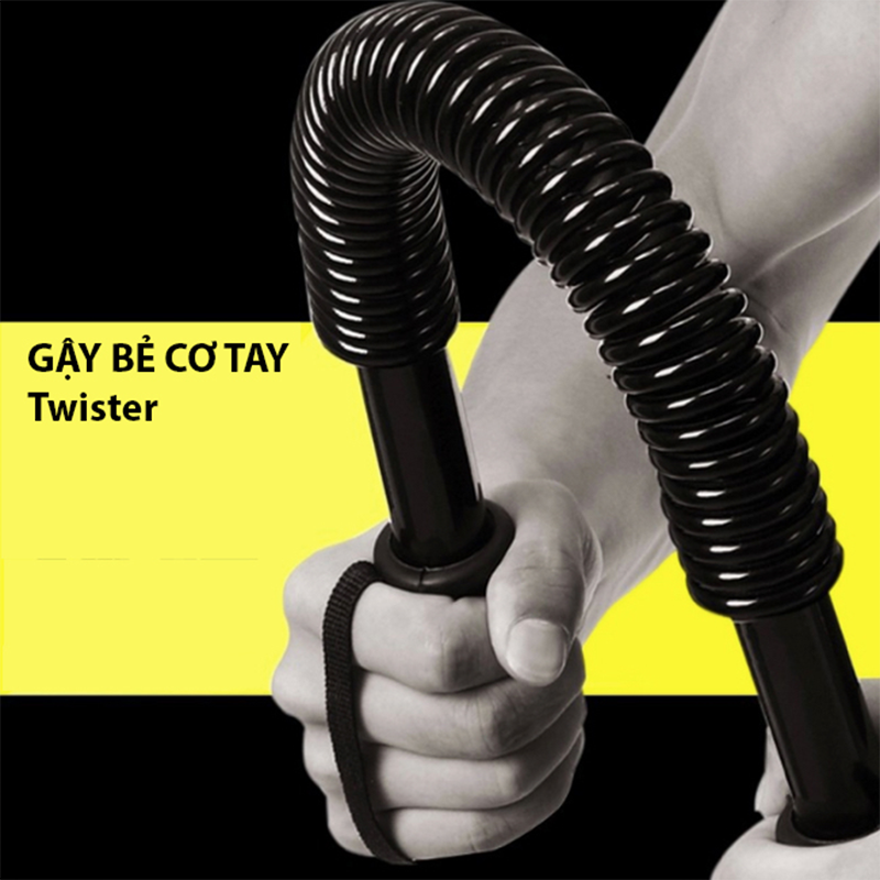 Gậy bẻ cơ tay, cơ bắp Tower Twister - Đen