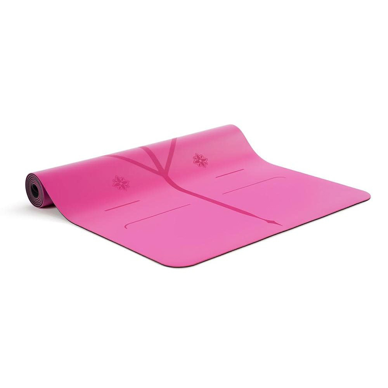 Thảm tập yoga định tuyến cao su tự nhiên Liforme Gratitude Mat 4.2mm