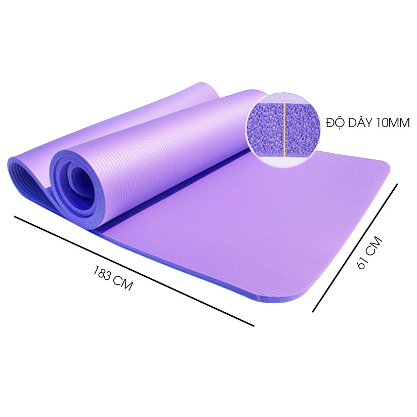 Thảm tập Yoga NBR Training Mat 10mm