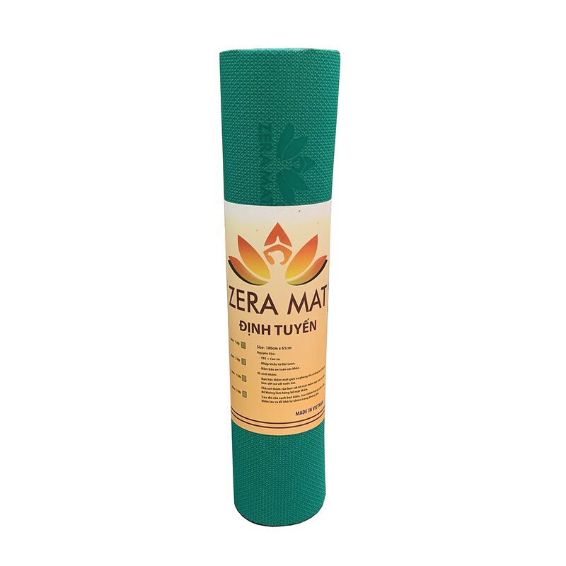 Thảm tập Yoga định tuyến Zera TPE 2 lớp 6mm