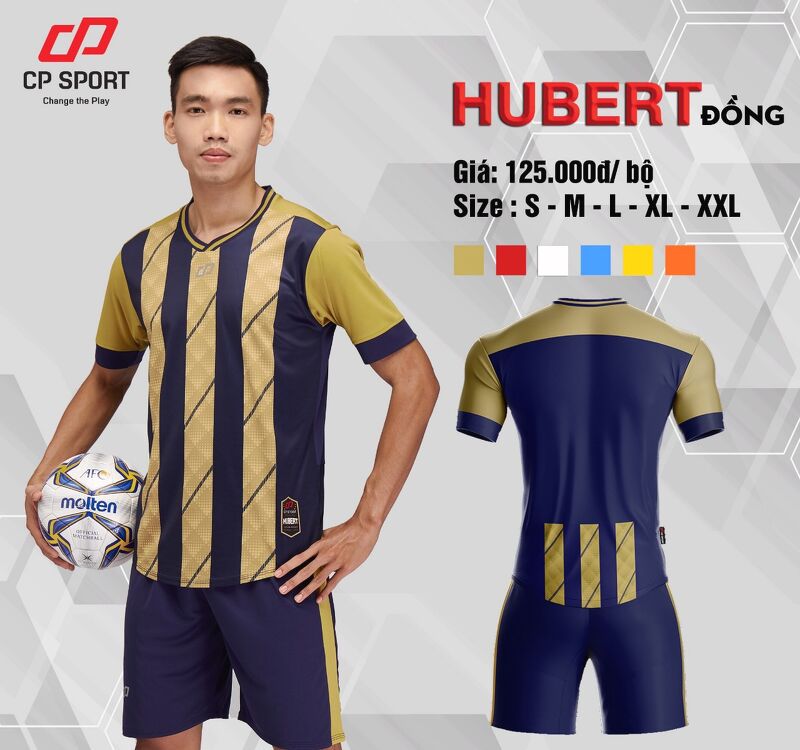 Bộ đồ đá banh CPSports Hubert - Đồng