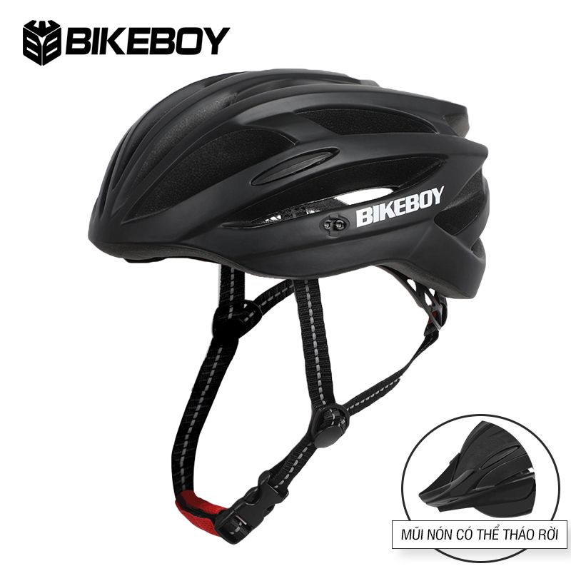 Mũ bảo hiểm xe đạp Bikeboy A03 (Đen)