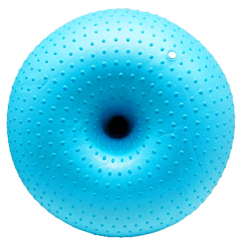 Bóng tập yoga hình bánh Donut 55cm (Có Gai Massage)