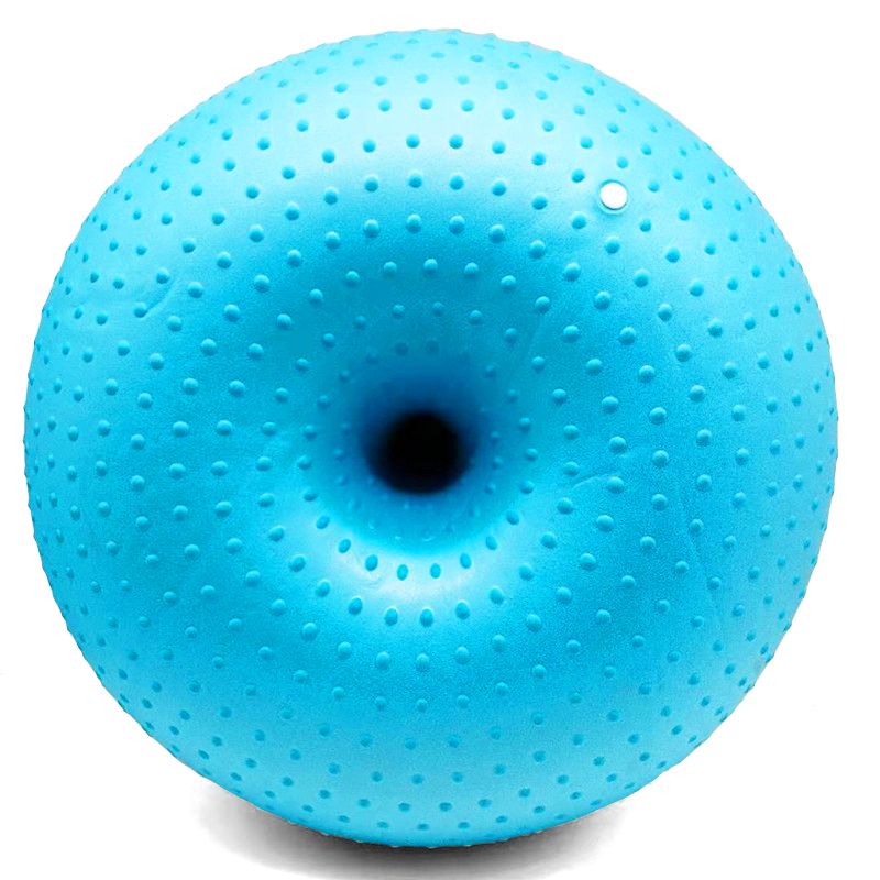 Bóng tập yoga hình bánh Donut 55cm (Có Gai Massage)