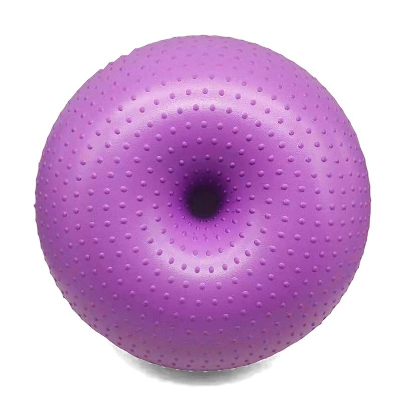 Bóng tập yoga hình bánh Donut 55cm (Có Gai Massage)