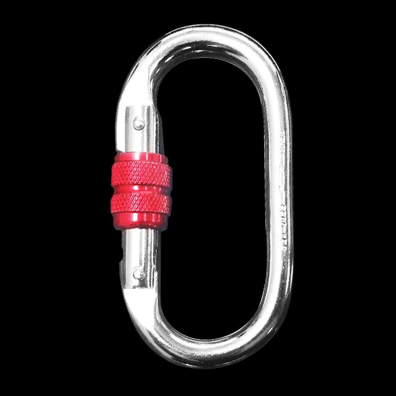 Móc treo khóa chữ D đa năng carabiner dùng treo võng yoga - đi leo núi