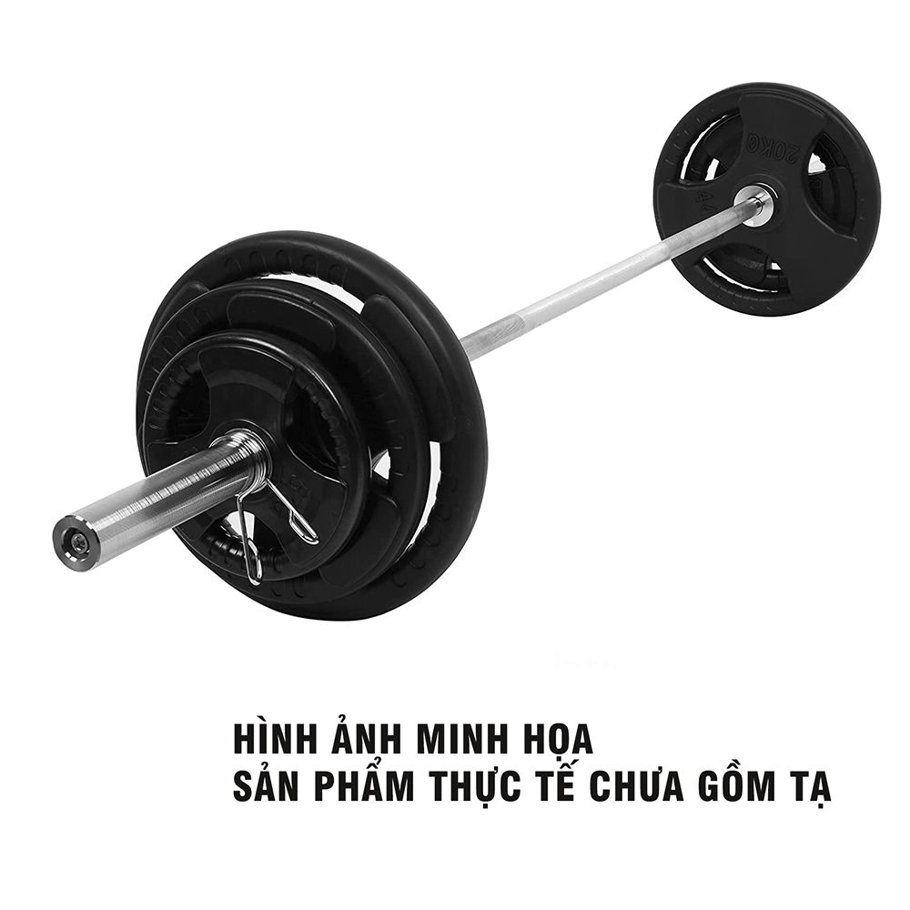 Thanh đòn tạ mạ inox phi 50 cao cấp