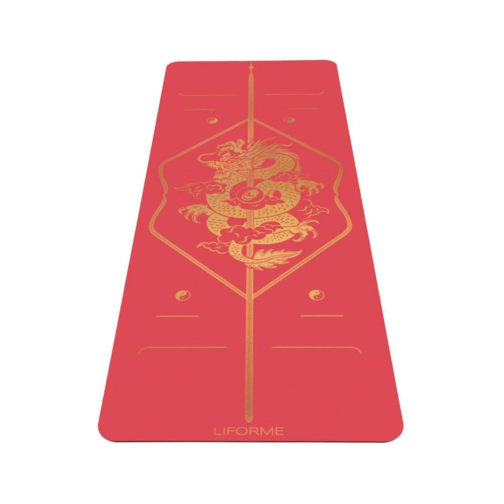 Thảm yoga định tuyến cao su tự nhiên Liforme Dragon 4.2mm