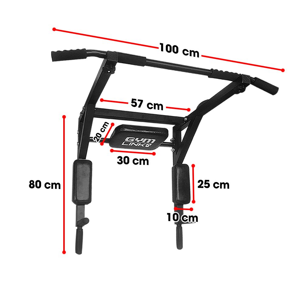 Xà đơn khoan tường đa năng Gymlink Wall Pull Up Bar GLS1009