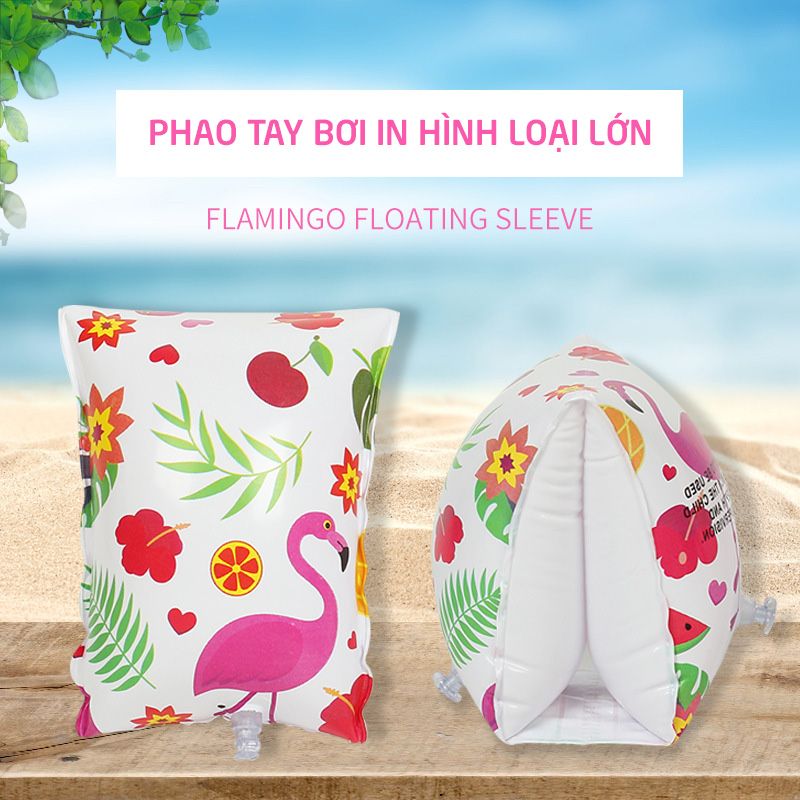 Phao tay bơi in hình loại lớn F1311 (25cm * 15cm)