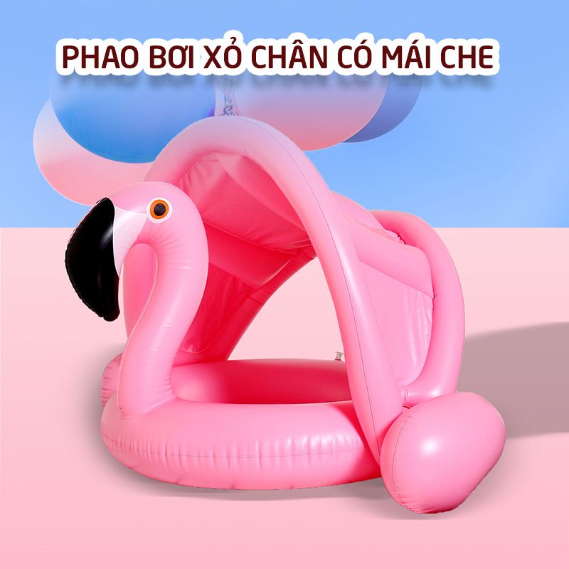 Phao bơi xỏ chân Thiên Nga có mái che DPZC5