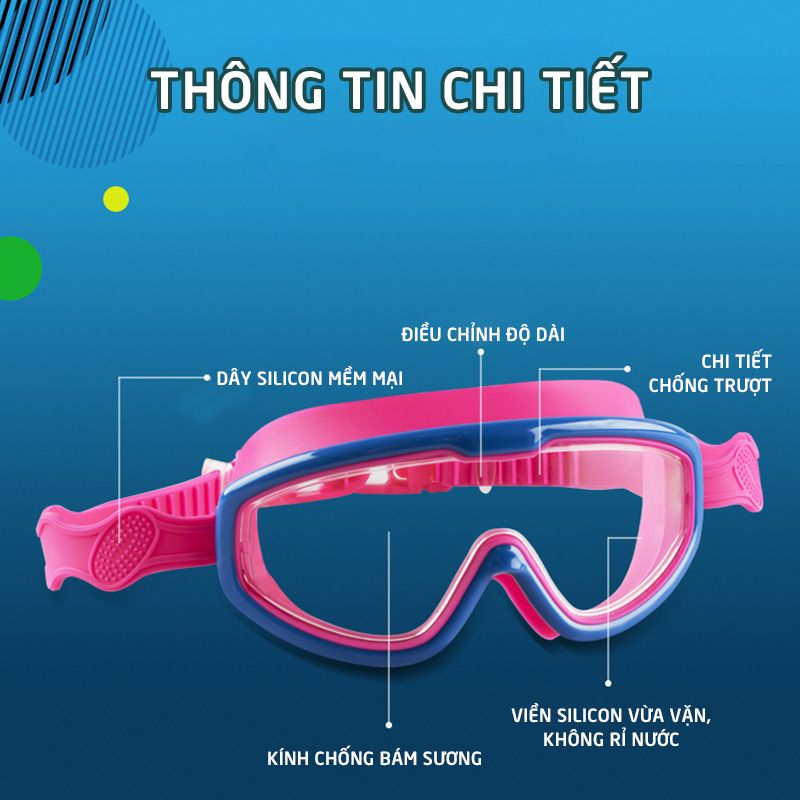 Kính bơi trẻ em chống nước không gọng CS CA-958