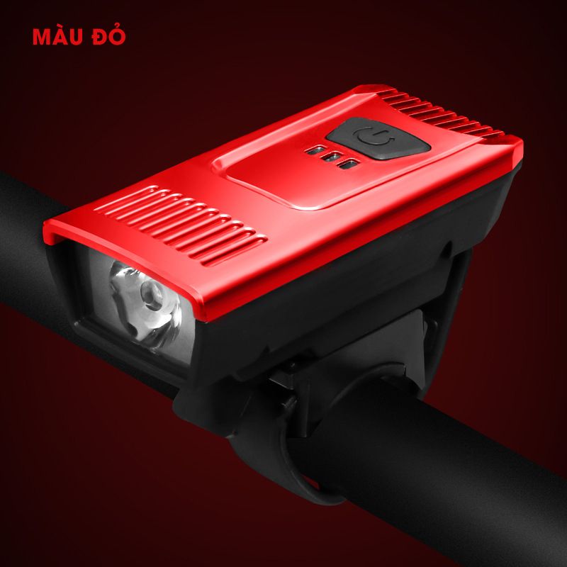 Đèn xe đạp pha đèn LED siêu sáng sạc USB Bikeboy B1803