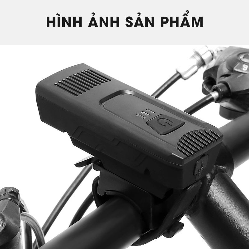 Đèn xe đạp pha đèn LED siêu sáng sạc USB Bikeboy B1803