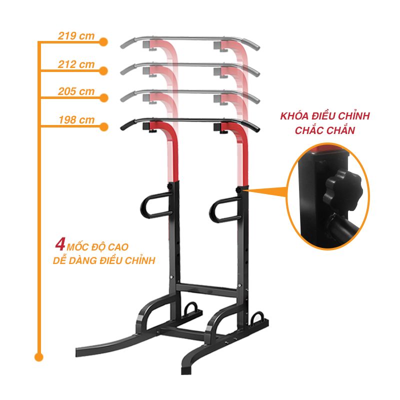 Bộ xà đơn xà kép điều chỉnh độ cao đa năng Gymlink G2622