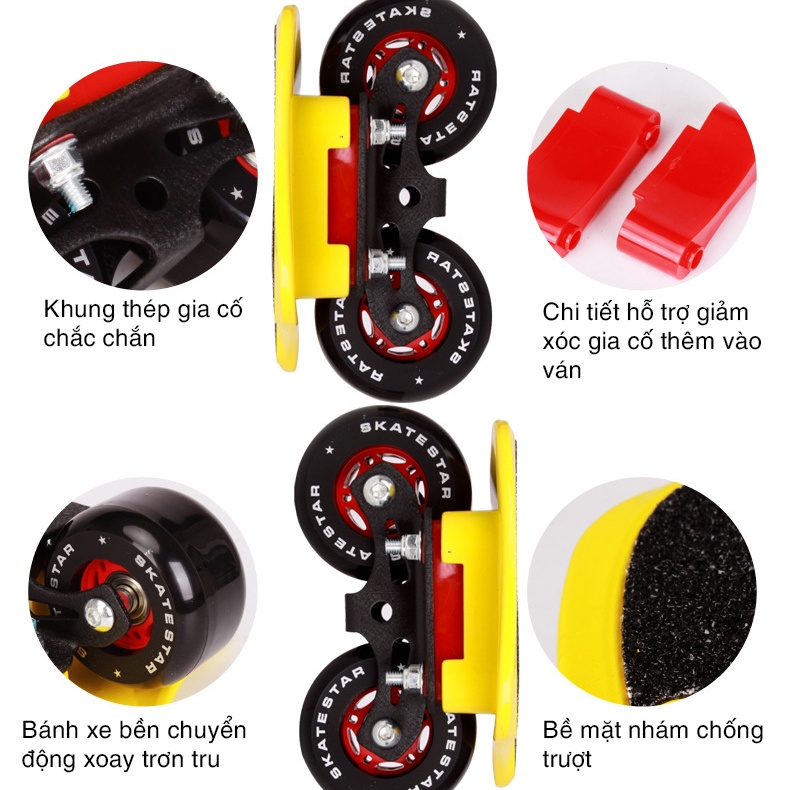 Ván trượt patin Free line Skates Spring LangBo 10