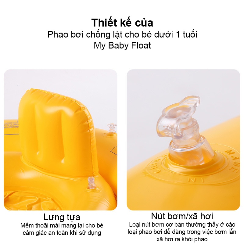 Phao bơi chống lật cho bé My Baby Float