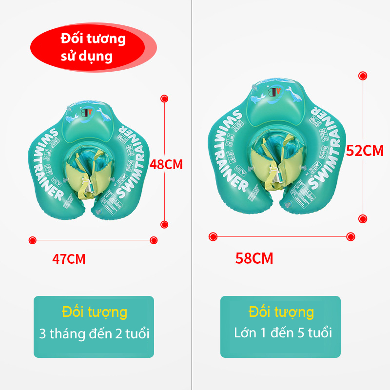 Phao bơi chống lật an toàn cho bé ABC ABCPQ4