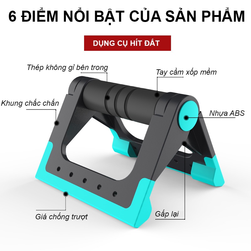 Dụng cụ hít đất gấp gọn FWC001