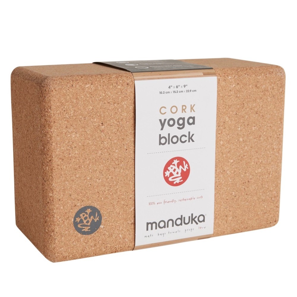 Gạch tập yoga Manduka gỗ bần Cork Yoga Block