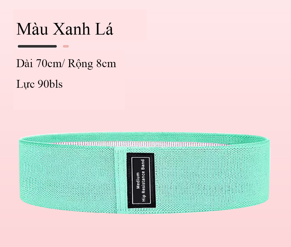 Dây Squat kháng lực tập đùi mông miniBand