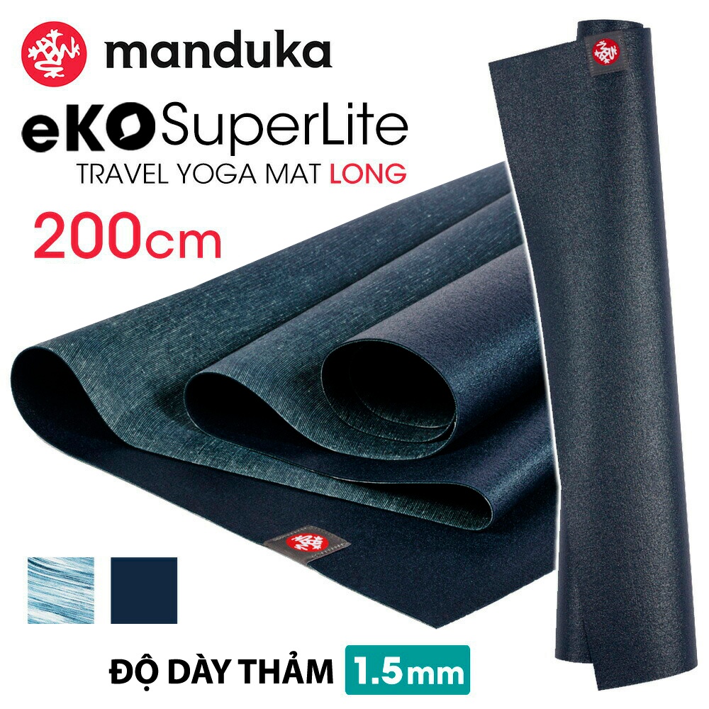 Thảm yoga du lịch Manduka eKO SuperLite Long 1.5mm