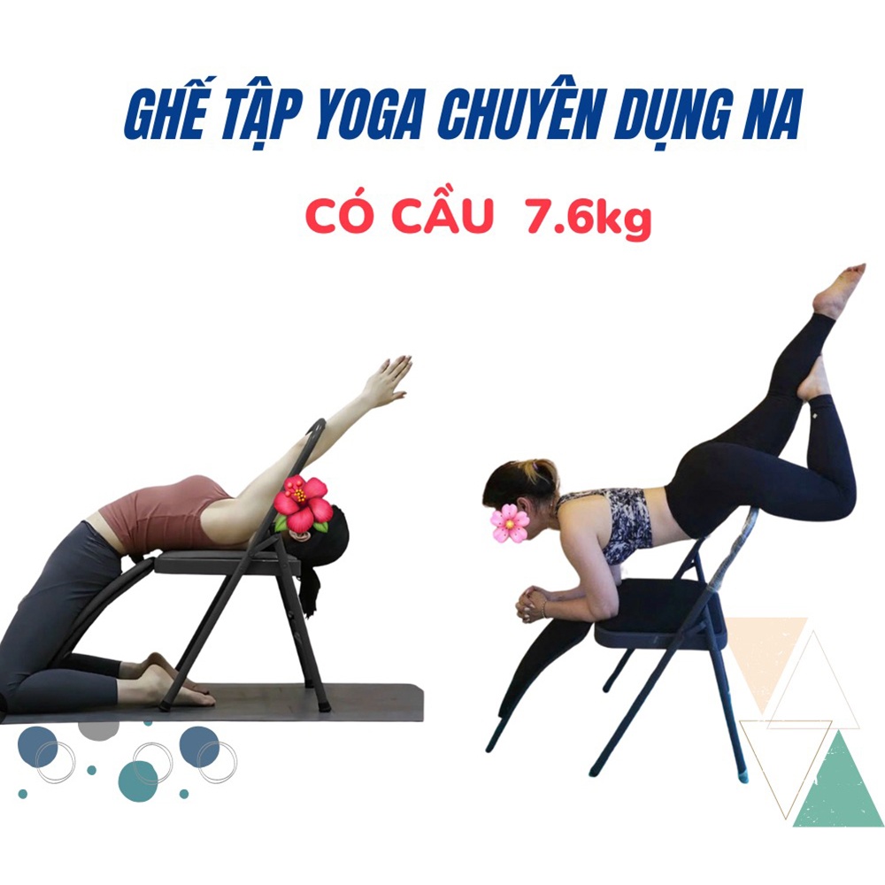 Ghế tập yoga đa năng Yoga Chair NA - Sắt dày, sơn nhám tĩnh điện