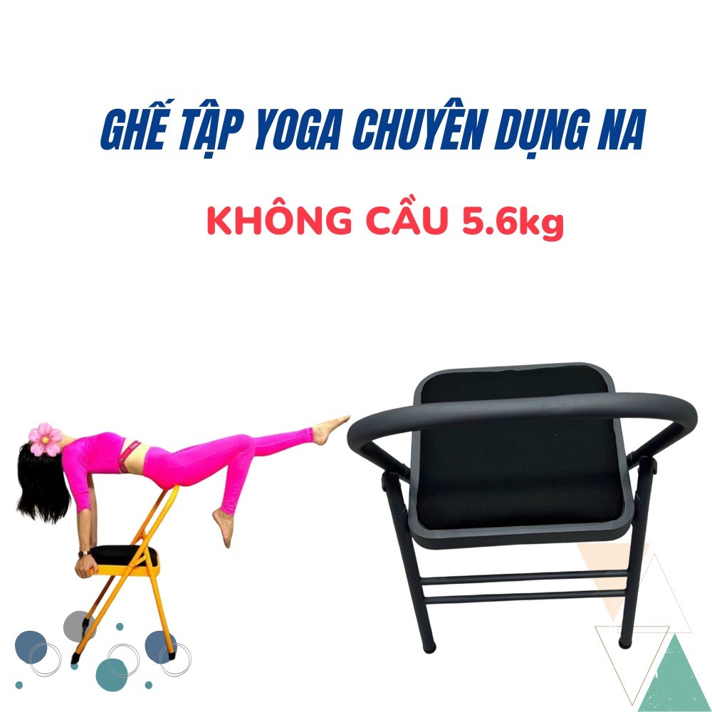 Ghế tập yoga đa năng Yoga Chair NA - Sắt dày, sơn nhám tĩnh điện