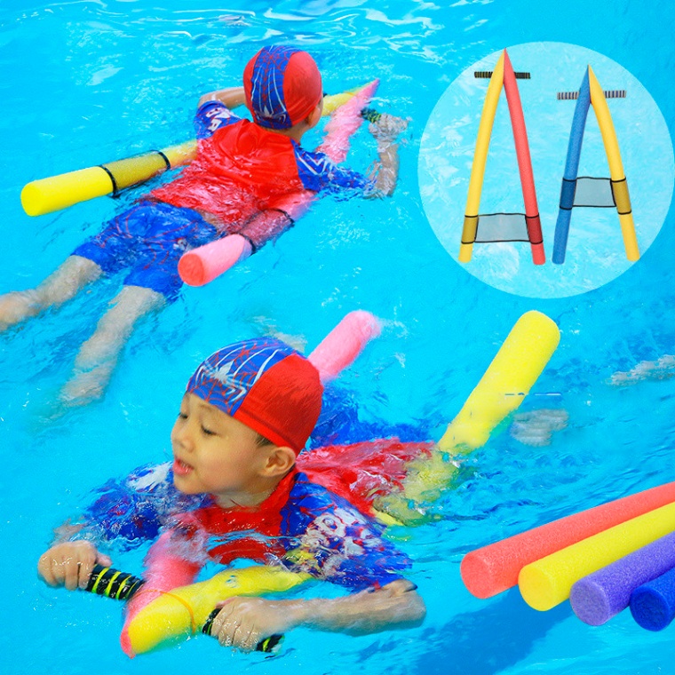 Phao que xốp chữ A tập bơi có tay cầm