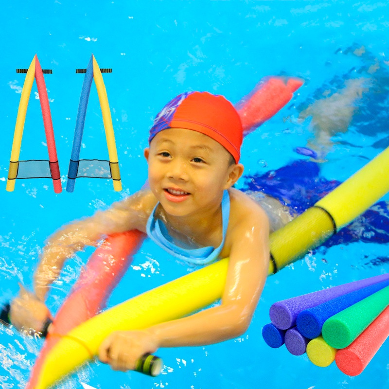 Phao que xốp chữ A tập bơi có tay cầm