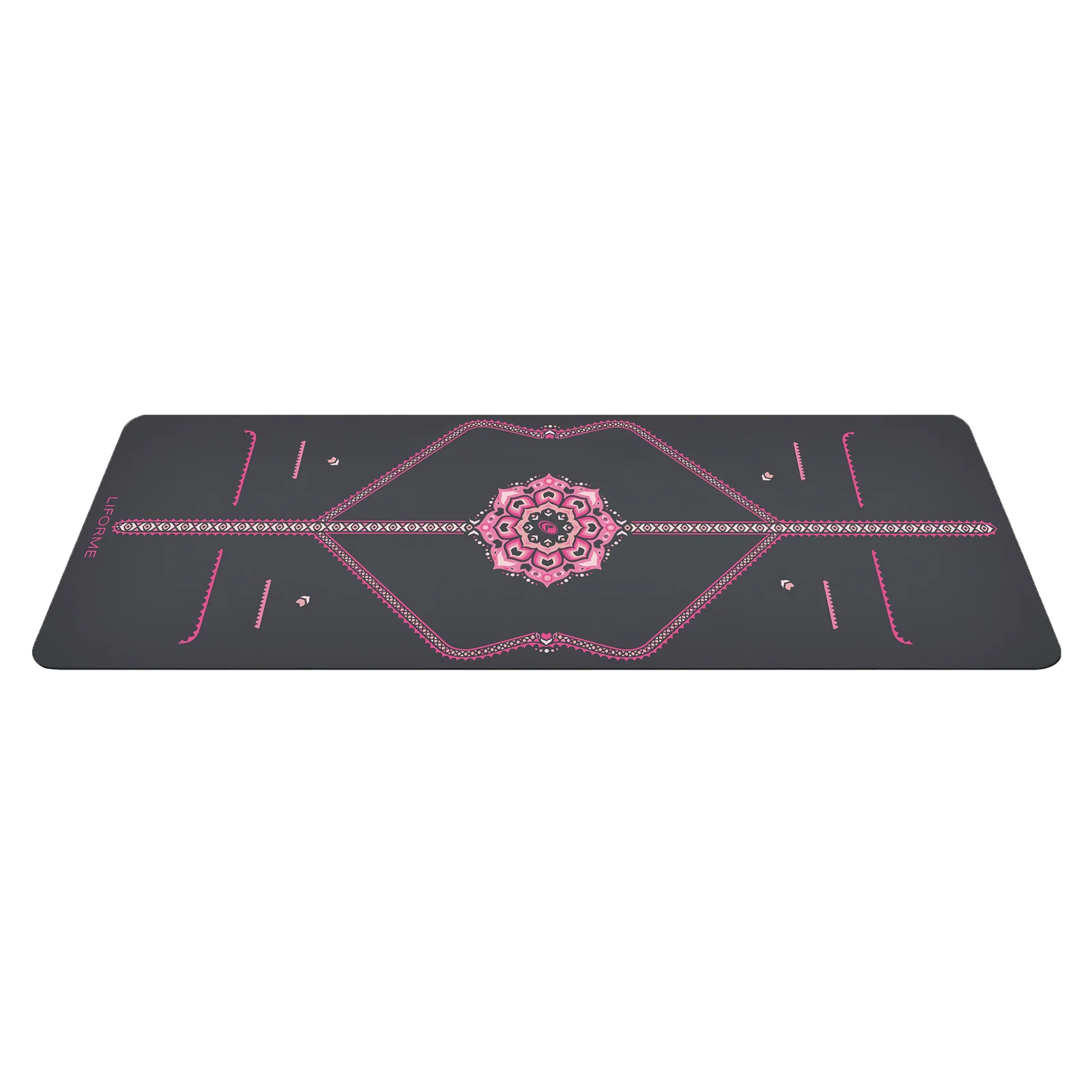 Thảm tập yoga Liforme Blossoming Lotus 4.2mm - Grey