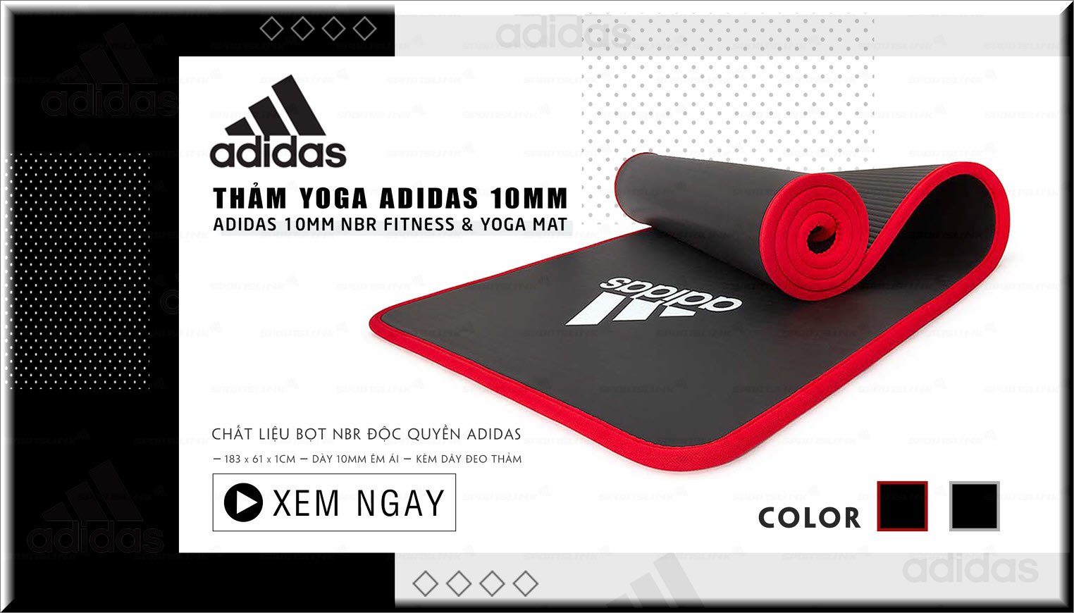 Thảm tập yoga Adidas