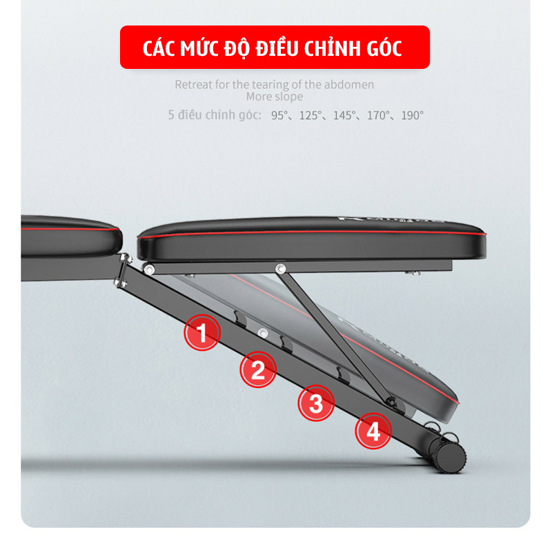 Ghế tập gym đa năng điều chỉnh 4 độ dốc Gymlink MK4018