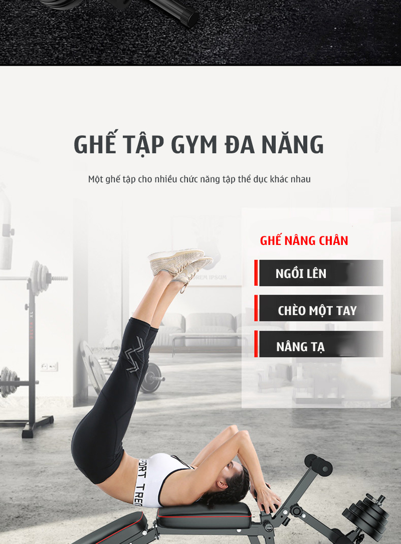 Ghế tập gym đa năng điều chỉnh 4 độ dốc Gymlink MK4018