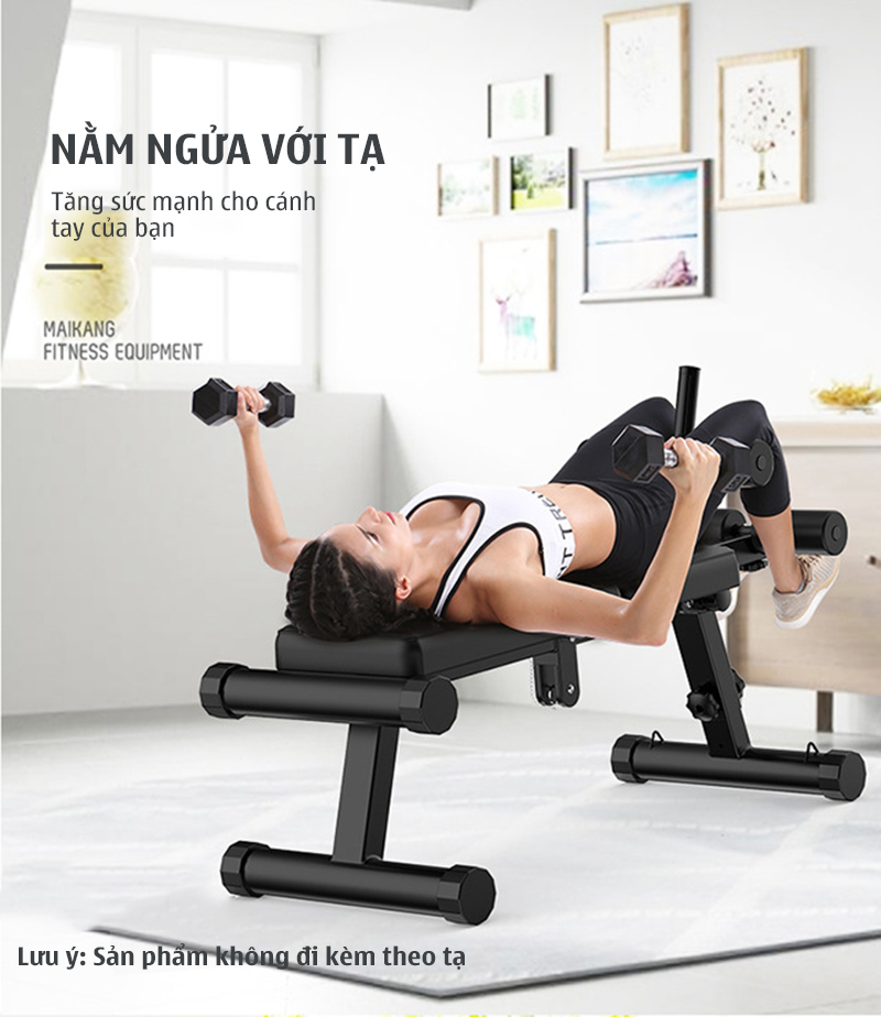 GHẾ TẬP CƠ BỤNG - GHẾ TẬP GYM GẤP GỌN GYMLINK MK4021