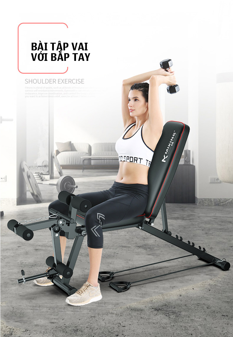 Ghế tập gym đa năng điều chỉnh 4 độ dốc Gymlink MK4018