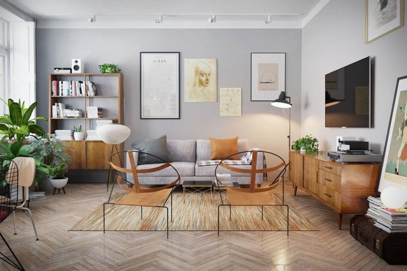 Những đồ nội thất giúp decor phòng khách vintage đẹp mê ly