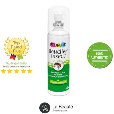 Pediakid Bouclier Insect Spray Action Préventive - Xịt Chống Muỗi Và Côn Trùng Cho Bé 100ml