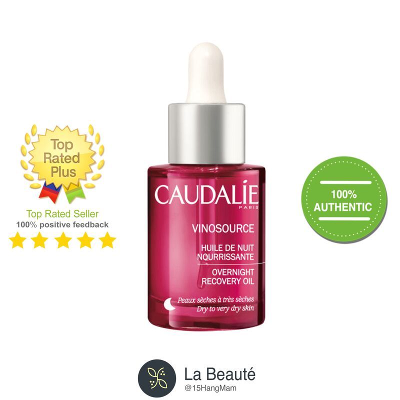 Caudalie - Vinosource Overnight Recovery Oil - Dầu dưỡng đêm