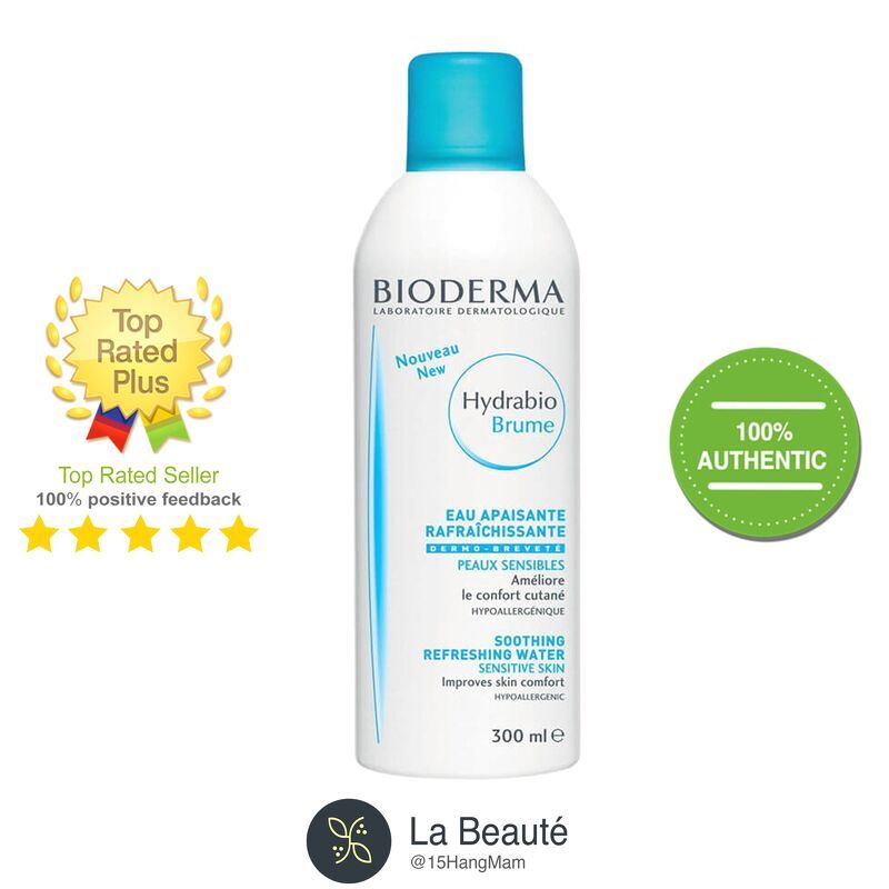 Bioderma Hydrabio Brume - Xịt Khoáng Cho Da Nhạy Cảm 300ml