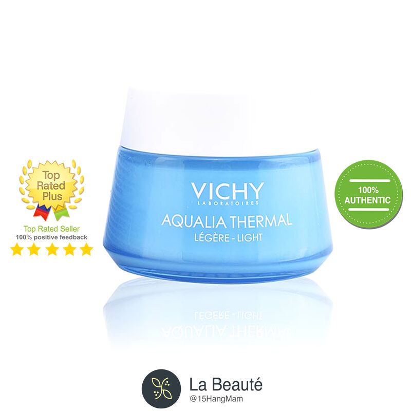 Vichy Aqualia Thermal Crème Réhydratante Légère 50ml - Kem Dưỡng Dành Cho Da Dầu,Hỗn Hợp 50ml