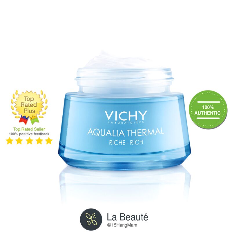 Vichy Aqualia Thermal Crème Réhydratante riche 50ml - Kem Dưỡng Ẩm Dành Cho Da Khô 50ml