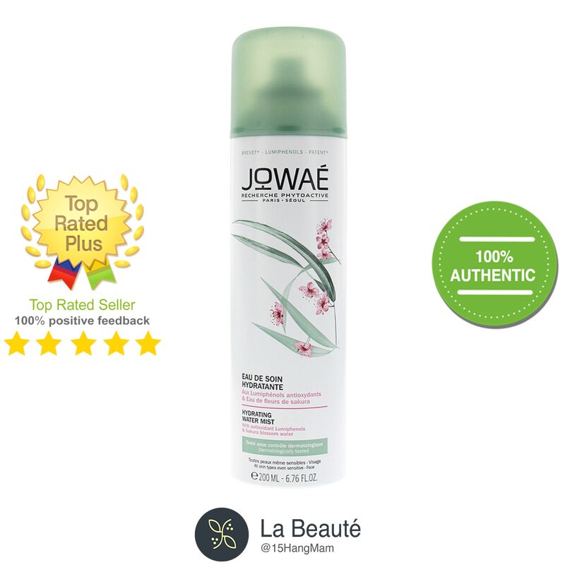 Jowaé Eau de Soin Hydratante - Xịt Dưỡng Chống Lão Hoá Làm Căng Bóng Da 200ml